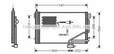AVA QUALITY COOLING msa5298d -  Конденсатор, кондиционер